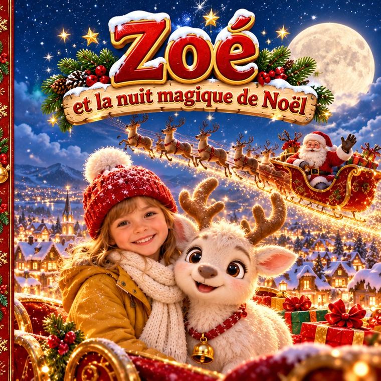 Livre Zoé et la nuit magique de Noël